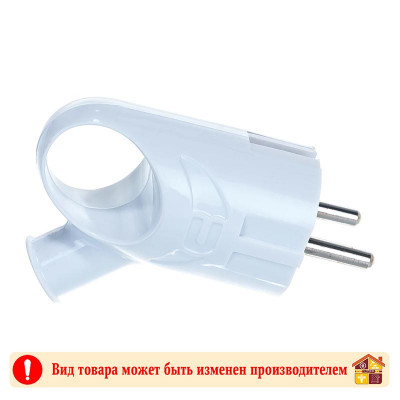 Вилка  угловая с ушком с/з 16А AKKOSTAR заказать в Луганске в интернет магазине Перестройка недорого