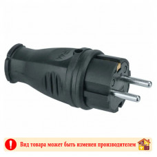 Вилка каучук черный с/з YK405P