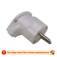Вилка угловая YK206W с/з 250В 16А