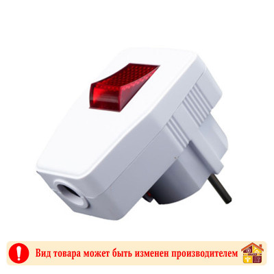 Вилка угловая с выключателем с/з 16А AKKOSTAR заказать в Луганске в интернет магазине Перестройка недорого