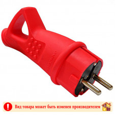 Вилка с ушком с/з каучук 16А 250В IP44 3071 3030