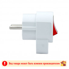 Вилка с выключателем с/з В16-626ЗК SP-11 16А 250V
