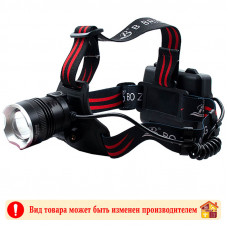 Фонарь налобный аккумуляторный RE-Z112-TG 3x18650