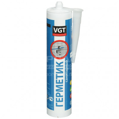 Герметик акриловый санитарный белый VGT 310 мл. заказать в Луганске в интернет магазине Перестройка недорого
