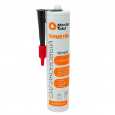 Герметик универсальный силиконовый черный MasterTeks 290 мл.