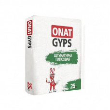 Штукатурка гипсовая старт ONAT GIPS 25 кг.