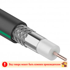 Кабель телевизионный медь черный SAT-703B