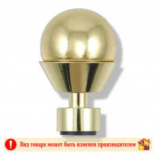 Наконечник Жемчужина Ø19 16 мм. золото-глянец в упак 1 шт.