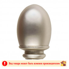 Наконечник Беллуно Ø19 16 мм. матовое серебро 1 шт.