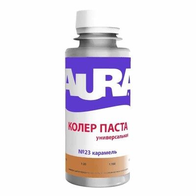 Колер паста универсальная AURA 0,1 л. карамель №23 заказать в Луганске в интернет магазине Перестройка недорого