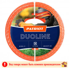 Леска для триммера скрученный квадрат Duoline 3 мм 15 м