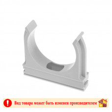 Крепление для гофры серый 16 мм.
