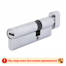 Цилиндровый механизм Palladium Pragmatic ZN 90 Х 35 Х 55 мм. C BK CP хром вертушка