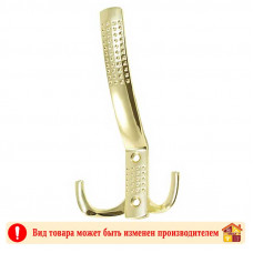 Крючок тройной Maxi Locks 2123-52g РВ полированная латунь