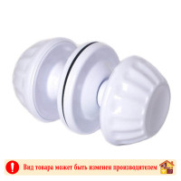 Ручка на шпильке РБП1 белая Зефир