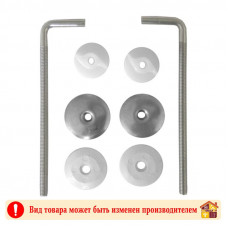 Крепеж для сиденья Атлантик белый металл