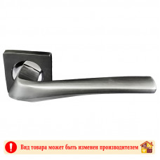Ручки раздельные PARTNER R112 SN/CP сатин/хром на квадратной основе