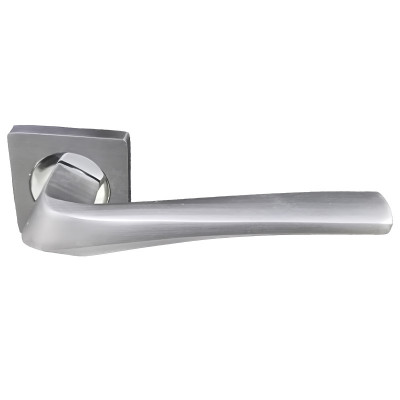 Ручки раздельные PARTNER R110 MBN/CP на квадратной основе заказать в Луганске в интернет магазине Перестройка недорого