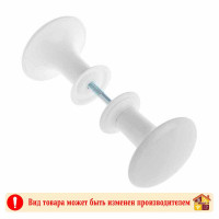 Ручка- кнопка РК1-7 пластмасса белая