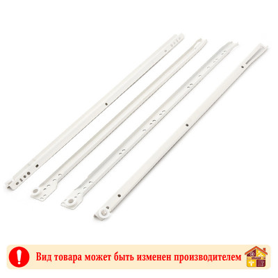 Роликовые направляющие DS10 400 мм. белый комплект заказать в Луганске в интернет магазине Перестройка недорого