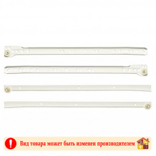 Роликовый направляющие для ящика DS10 300 мм. белый комплект
