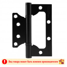 Петля БАБОЧКА НОРА-М800-4 100 Х 75 Х 2,5 мм. без колпачка черный