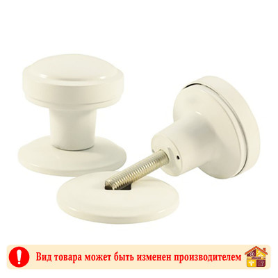 Ручка-кнопка S6601 на стержне 50 мм белая заказать в Луганске в интернет магазине Перестройка недорого