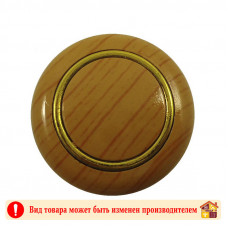 Ручка мебельная Кнопка 1002-3 пластик-ольха