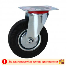 Колесо техническое на площадке поворотное 75 Х 25 Х 45 мм