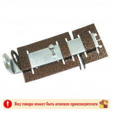 Задвижка дверная ЗД-04 104 мм. пол. медь