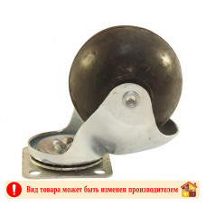 Колесо мебельное КЛ-312 шариковое резиновое 50 мм