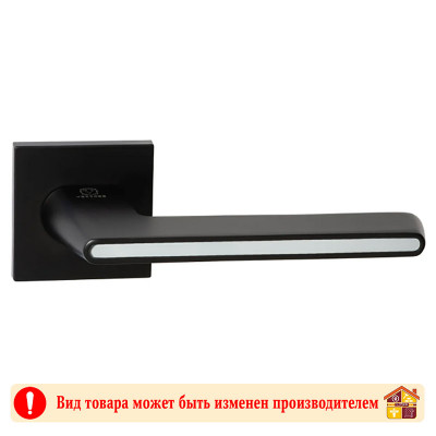 Ручки раздельные R21.190 ABRISS MBP/WH черный матовый/белая вставка заказать в Луганске в интернет магазине Перестройка недорого