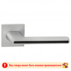 Ручки раздельные R21.190 ABRISS MСP/BL матовый хром/черная вставка