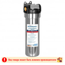Фильтр магистральный 10SL из нержавеющей стали АБФ-НЕРЖ-12-ПЛ 1/2 Аквабрайт