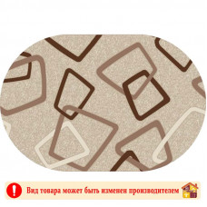 Коврик Фризе Эспрессо Беларусь Овал 3222/b5o/es 0,8 Х 1,4 м