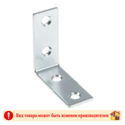 Уголок крепежный 50 Х 50 Х 15 Х 1,8 мм. цинк заказать в Луганске в интернет магазине Перестройка недорого