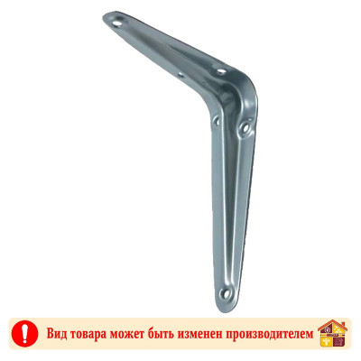 Уголок для полок 200 Х 250 мм. цинк заказать в Луганске в интернет магазине Перестройка недорого