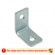 Уголок крепежный 25 Х 25 Х 15 Х 2 мм. цинк