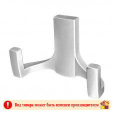 Крючок двойной Матовый хром 3208SC