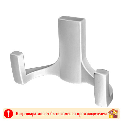 Крючок двойной Матовый хром 3208SC заказать в Луганске в интернет магазине Перестройка недорого
