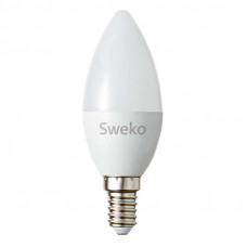 Лампа светодиодная Sweko 42LED-C35-7W-4000K-E14-P