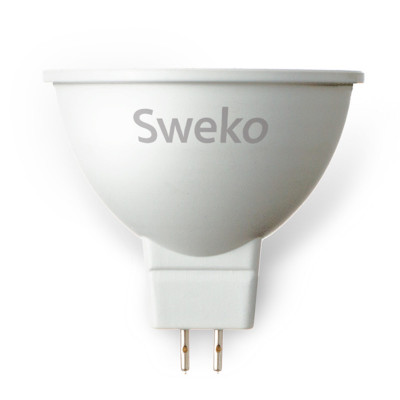 Лампа светодиодная Sweko 42LED-MR16-5W-4000K-GU5.3-P заказать в Луганске в интернет магазине Перестройка недорого