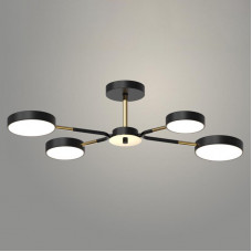 Люстра 3224/4 BK+GD 60W LED