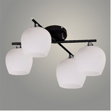 Люстра 11271В-4/4 черная (Плафон 8367)