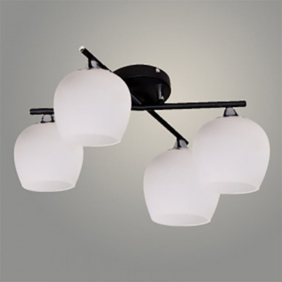 Люстра 11271В-4/4 черная (Плафон 8367) заказать в Луганске в интернет магазине Перестройка недорого