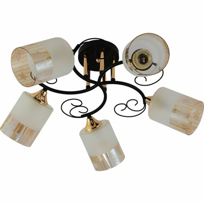 Люстра 01315-0.3-05 BK+FGD заказать в Луганске в интернет магазине Перестройка недорого