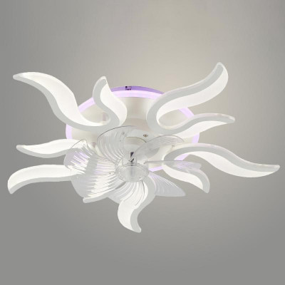 Люстра 9508/5CV  WH80+20W LED RGB заказать в Луганске в интернет магазине Перестройка недорого