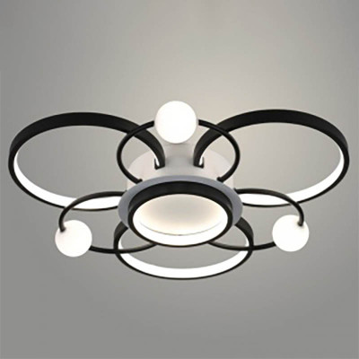 Люстра 2975/3+3 WH+BK 112W LED заказать в Луганске в интернет магазине Перестройка недорого