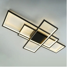 Люстра ESTARES SVEN 120W 3S-900x500x80 black/white IP20