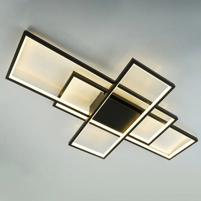 Люстра ESTARES SVEN 120W 3S-900x500x80 black/white IP20 заказать в Луганске в интернет магазине Перестройка недорого